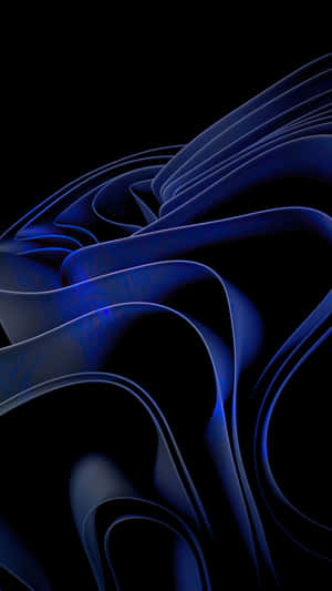 Abstract Blue Waves Background Wallpaper