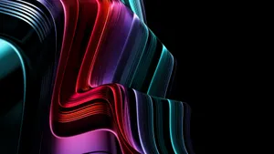 Abstract Colorful Waves Background Wallpaper