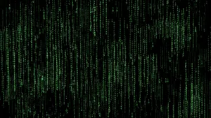 Abstract Digital Binary Data Wallpaper