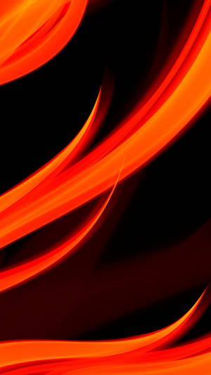 Abstract Fire Orange Phone Wallpaper