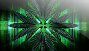 Abstract Floral Digital Art Wallpaper