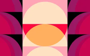 Abstract Geometric Symmetry Art Wallpaper