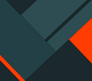 Abstract Geometrical Orange Gray Material Wallpaper