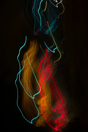 Abstract Light Trails Photography Wallpaper