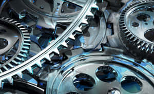 Abstract Mechanical Gearsand Cogs Wallpaper