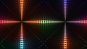 Abstract Neon Light Spectrum Wallpaper