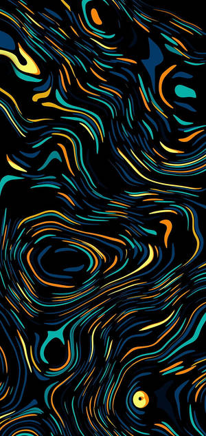 Abstract Neon Pattern Cool Android Wallpaper
