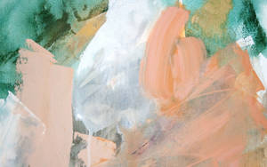 Abstract Painting Aesthetic Art Desktop Wallpaper