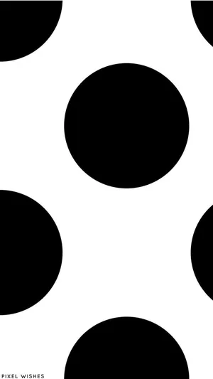 Abstract Pattern Of Black Dots Wallpaper