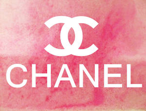 Abstract Pink Chanel Logo Wallpaper