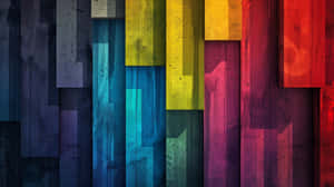 Abstract Rainbow Texture Wallpaper