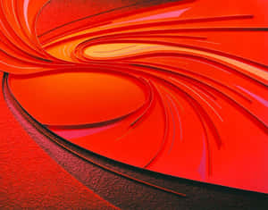 Abstract Red Swirls Artwork Wallpaper