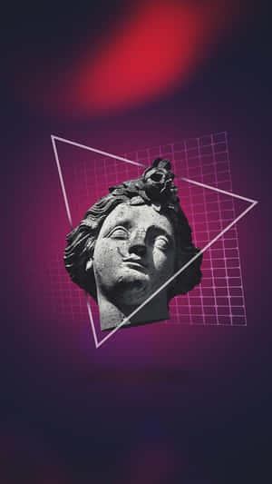 Abstract Statue Head Artistic Background Wallpaper