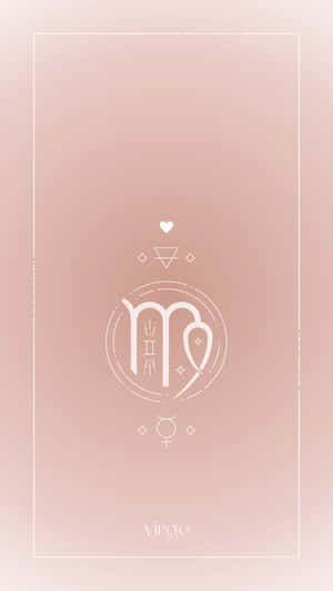 Abstract Virgo Art Wrapped Around A Rose Wallpaper