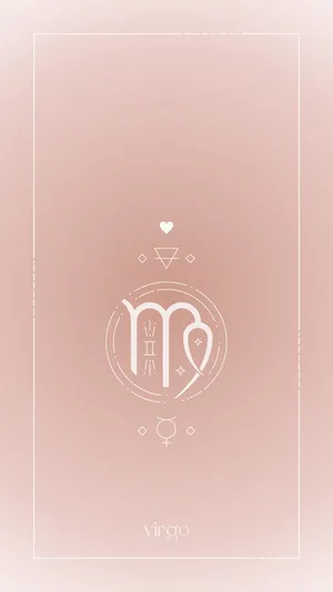 Abstract Virgo Art Wrapped Around A Rose Wallpaper