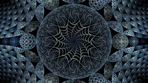 Abstract Web Fractal Graphic Wallpaper