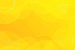 Abstract Yellow Background With Circles And Lines Wallpaper