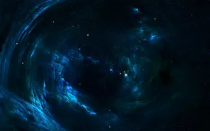 Abstraction Of Glowing Nebula Clouds Wallpaper