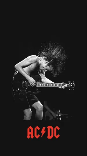 Ac/dc Legendary Rock Band Live In Concert Wallpaper