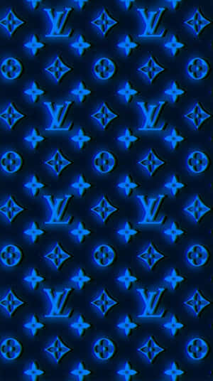 Accessorize In Luxury With Louis Vuitton Blue Wallpaper