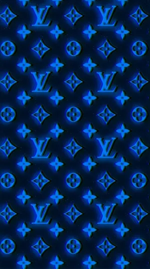 Accessorize In Luxury With Louis Vuitton Blue Wallpaper