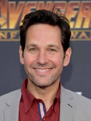 Actor Paul Rudd In A Smart Casual Outfit Wallpaper