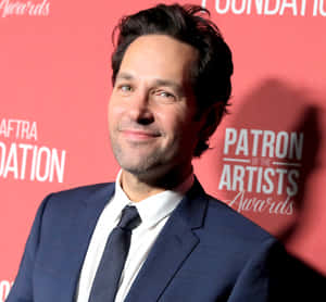 Actor Paul Rudd Posing For The Camera Wallpaper