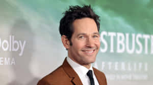 Actor Paul Rudd Striking A Pose Wallpaper