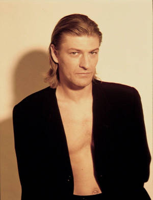 Actor Sean Bean With Long Hair For Magazine Wallpaper