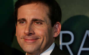 Actor Steve Carell With An Award Wallpaper