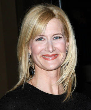 Actress Laura Dern Wearing Black Dress Wallpaper