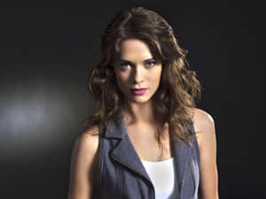 Actress Lyndsy Fonseca Posing In A Stylish Outfit Wallpaper