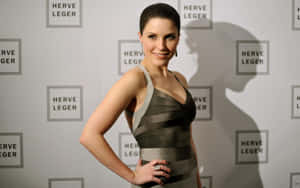 Actress Sophia Bush Poses For A Photo. Wallpaper