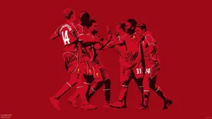 Adam Lallana Liverpool Artwork Wallpaper