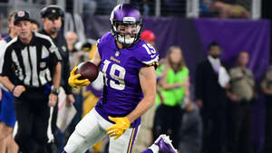 Adam Thielen Winning Football Wallpaper