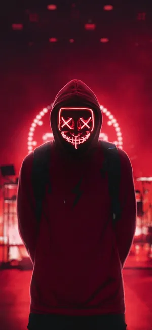 Add A Neon Mask To Your Look Wallpaper