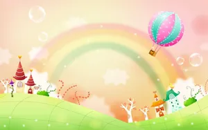 Add Colorful Style To Your Desktop With This Cute Pixel Theme Wallpaper