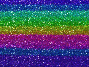 Add Some Sparkle To Your Life With Rainbow Glitter From Wallpapers.com Wallpaper