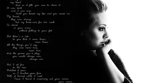 Adele Set Fire To The Rain Wallpaper