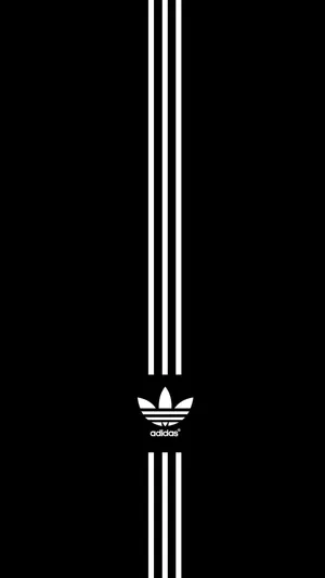 Adidas Plain Black Iphone Background Wallpaper