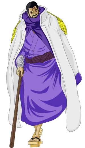 Admiral Fujitora, Fearless And Valiant Wallpaper