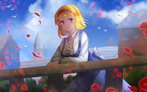 Adorable Alice Margatroid - The Enchanting Cute Girl Wallpaper