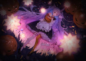 Adorable And Festive Halloween Desktop Wallpaper Wallpaper