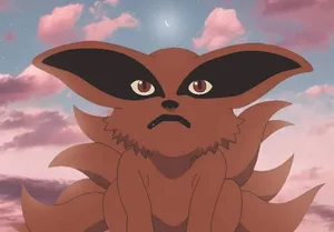 Adorable Baby Kurama Smiling Wallpaper