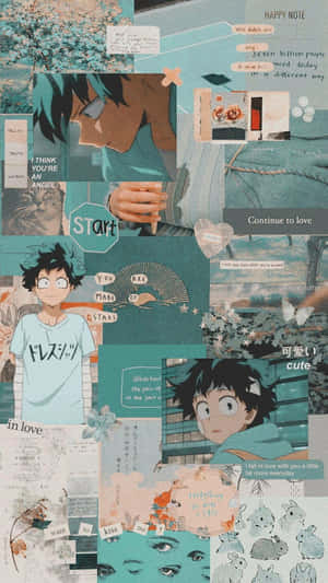 Adorable Deku With Kawaii Aesthetic! Wallpaper