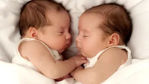 Adorable Newborn Baby Sleeping Serenely Wallpaper