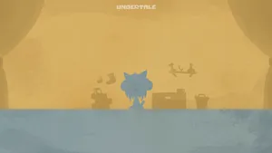 Adorable Temmie From The Undertale Universe Wallpaper
