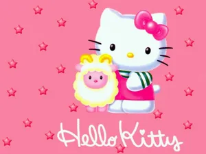 Adorable Vintage Hello Kitty Cover Wallpaper