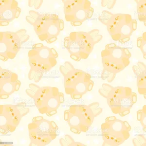 Adorable Yellow Kawaii Art Wallpaper