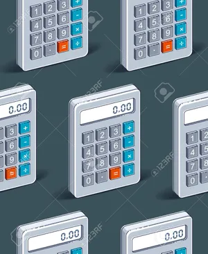 Advanced Calculator On Wooden Table Wallpaper